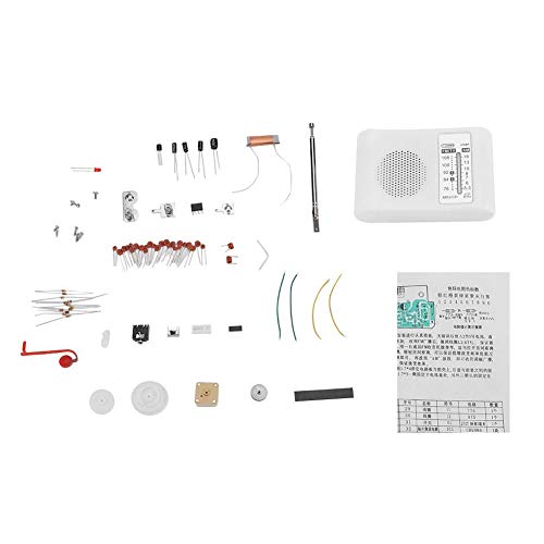 1Pc CF210SP Kit de bricolaje de radio AM/FM de doble banda 76-108MHz Conjunto de ensamblaje electrónico Kit de radio de doble banda AM 525-1605KHz Kit electrónico TDA2822