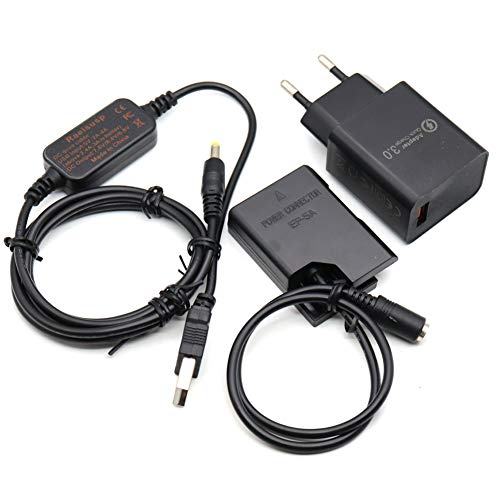 5V USB Línea De Conducción DC 8.4V + EP5A EP-5A EN-EL14 Batería Virtual + 5V3A USB Adaptador para Nikon P7800 P7100 D5600 D5300 D5200 D5100 D3400 D3300 D3200