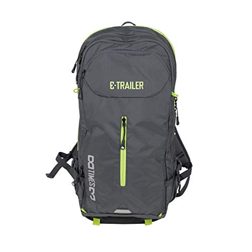 8TIMES3 - Mochila para bicicleta eléctrica, ideal para transportar baterías de bicicleta eléctrica, para el trabajo o el tiempo libre, color negro y verde neón