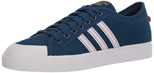 adidas Originals Men's Nizza Shoe, Legend Marine/Crystal White/Glory Red, 4.5 M US