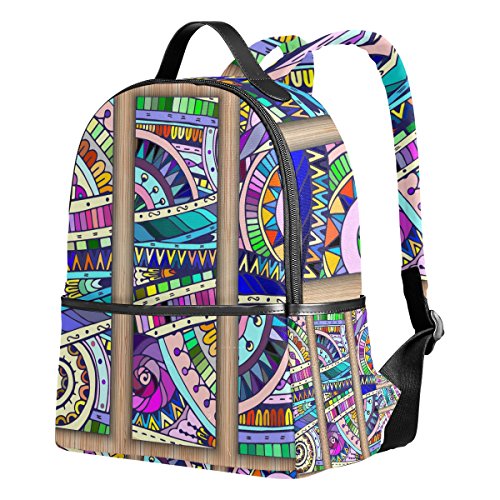 Ahomy - Medallón de cerámica Mexicana de mármol Vintage, liviano, Mochila para Estudiantes de Escuela Primaria, Bolsa para Libros de niñas