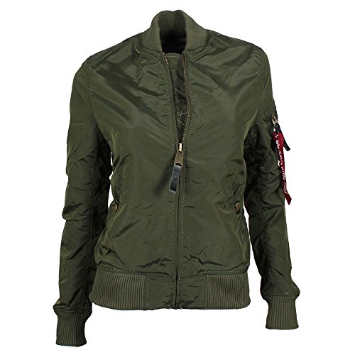 ALPHA INDUSTRIES MA-1 TT Wmn, dark green, S para Mujer