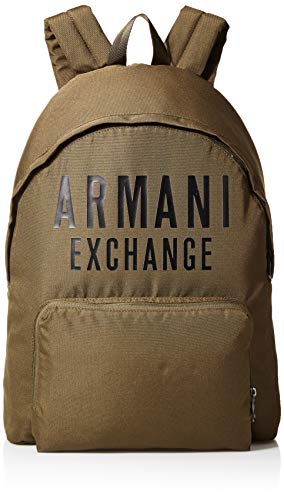 Armani Exchange - Backpack, Mochilas Hombre, Blanco (White), 10x10x10 cm (W x H L)