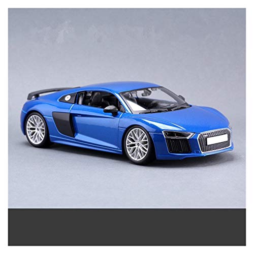 Auto Modelo 1:18 para Audi R8 Aleación Retro Mini Casting Modelo Modelo De Decoración Regalo De Colección De Decoración (Color : 5)