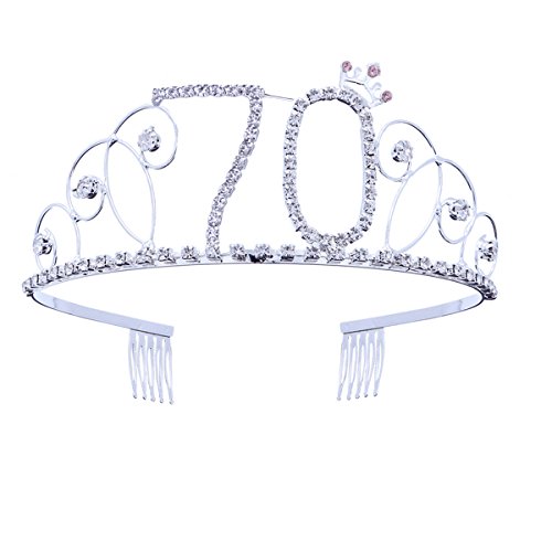 Beaupretty - Diadema para cumpleaños de 70 años