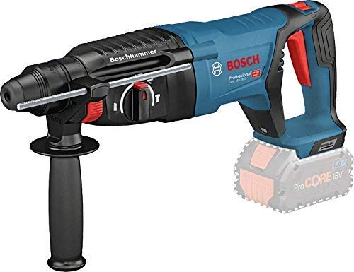 Bosch Professional GBH 18V-26 D - Martillo perforador combinado a batería (18V, 2,6 J,Ø máx. hormigón 26 mm, SDS plus, sin batería, en caja)