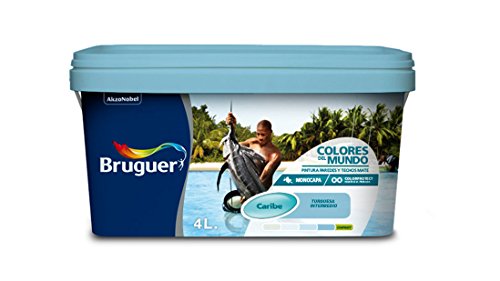 Bruguer 5160735 - Colores del mundo Caribe TURQUESA intermedio 4 L