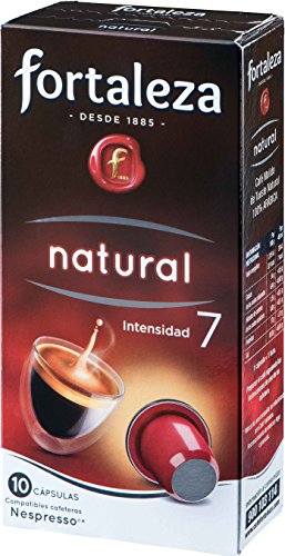 Café Fortaleza, Cápsulas de café (Natural) - 5 de 10 Cápsulas (Total 50 Cápsulas)