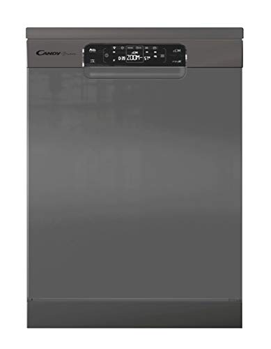 Candy Brava CDPMN 4S622PX - Lavavajillas 60 cm independiente, 16 servicios, WiFi & Bluetooth, 3a bandeja, maxi plates, 43dBA, clase A+++ -10%, inox