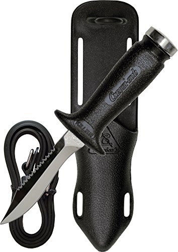 Cressi Killer Cuchillo, Adultos Unisex, Negro, 18 cm