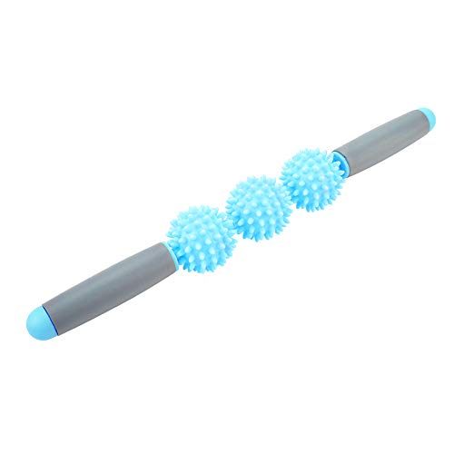 DALL Yoga Stick Muscle Roller Stick Celulitis Bola De Punta para Brazos Traseros Hombro Pierna Azul