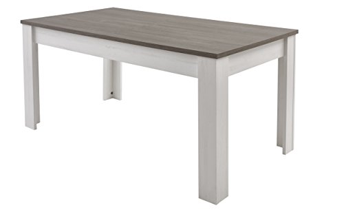 Demeyere 216288 Comedor Mesa aglomerado, 170 x 90 x 77,2 cm, Color Blanco