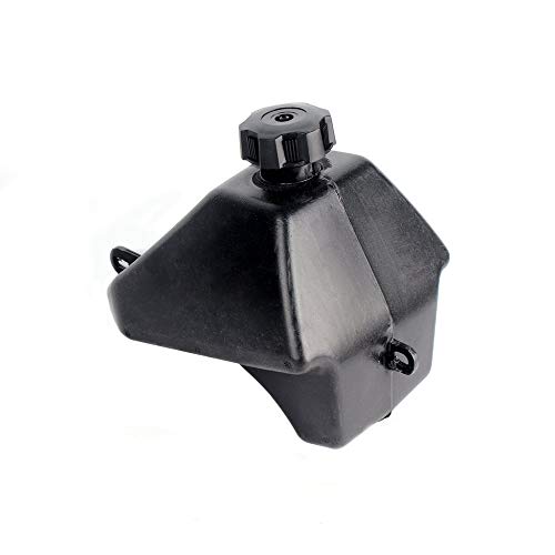 Depósito de combustible -ATV de alta capacidad Tanque de combustible de gasolina + Tapa de combustible 50cc 90cc 110cc Para ATV chino para Quad 4 Wheeler para Hummer ATV Buggy - Negro