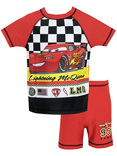 Disney Cars - Bañador de Dos Piezas para niño - Lightning Mcqueen 6-7 años multicolor