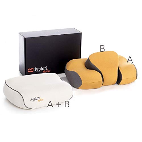 Dyplon Modus | Almohada Modular Multiusos| Ortopédica | Almohada Cervical | Memory Foam | Fundas de Algodón | Transpirable | Antibacterias, Antiácaros, Antimoho