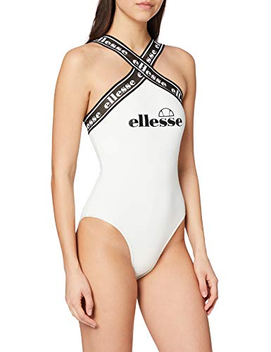 Ellesse Bañador Grazia para Mujer, Mujer, Traje de baño de una Pieza, SGE08455, Blanco Roto, 38