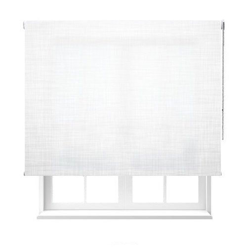 Estoralia - Estor enrollable de color blanco. Medidas: 165x275