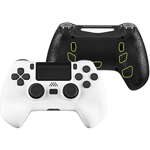 eXtremeRate Decade Tournament Controller(DTC) Actualización Kit para Control PS4 JDM-040/050/055 Actualización Board&Carcasa Ergonómica&Botones Traseros&Gatillos Stops-No Incluye Mando(Blanco)