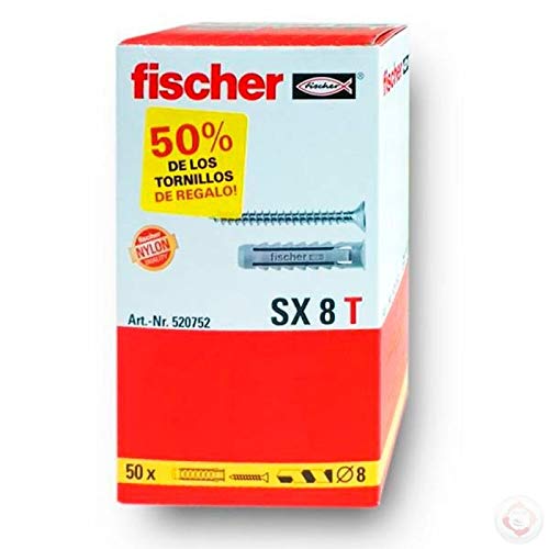 fischer 520752 Caja, 8x40 (tacos + tornillos)