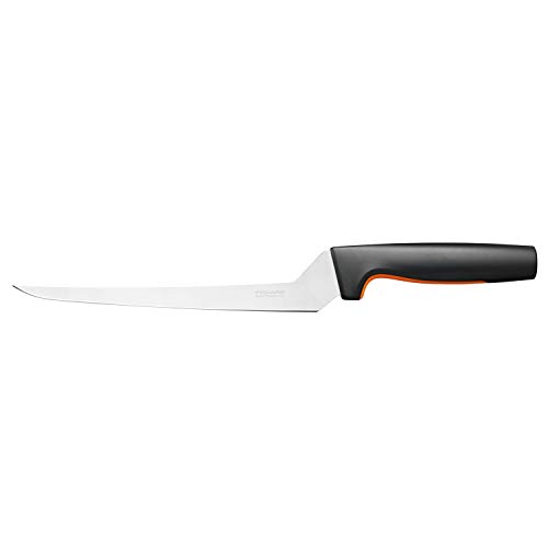 FISKARS Cuchillo para filetear, Functional Form, Longitud total 35 cm, Acero inoxidable japonés, plástico, 1057540