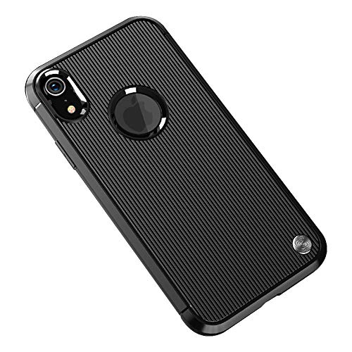 Funda iPhone XR, Carcasa Silicona Suave, Anti-rasguños Protección Teléfono Case Simple Fácil de Instalar para iPhone XR (iPhone XR, Negro)