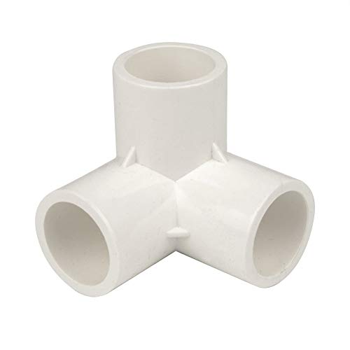 Gardening Will Conectores de 25mm PVC de 3 vías para Invierno, Resistentes, 10 Unidades