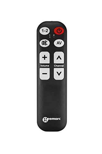 Geemarc TV5 - Mando a Distancia Universal con 7 Botones programables (Requiere Mando a Distancia Original para el emparejamiento)