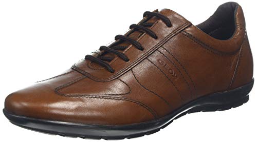 Geox UOMO Symbol B, Oxford Hombre, Marrón (Browncotto C6003), 39 EU