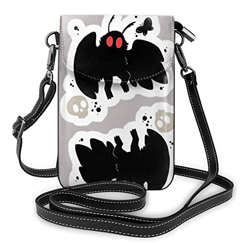 Hdadwy Bolso bandolera Moth-Man - Monedero para teléfono celular - Edredón - Se adapta a todos los teléfonos - Brazalete deportivo para exteriores, resistente al sudor, para correr, bandolera, bandole