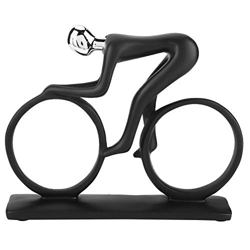 HEEPDD Moda Resina Arte Deportes Hombre Figura hogar Oficina Escritorio Pared decoración única Escultura Vacaciones cumpleaños Regalo Regalo del día del Padre(Ciclista)