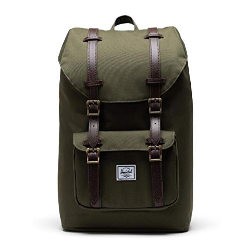 Herschel Little America Mid-Volume Ivy Green/Chicory Coffee