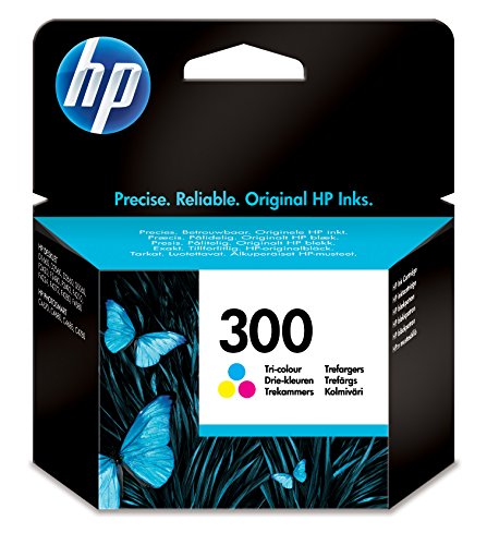 HP 300 Tri-color Ink Cartridge Cian, Amarillo cartucho de tinta - Cartucho de tinta para impresoras (Cian, Magenta, Amarillo, HP Deskjet D2500, HP Deskjet D2530, HP DeskJet F4200, Estándar, Inyección de tinta, 20 - 80%, -40 - 60 °C)