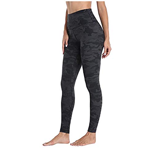 Keepwin Leggins Push Up Mujer Cintura Alta Elásticos Pantalones Yoga Mujer Mallas Deportivos Mujer Pantalon Entrenamiento para Gym Fitness Running (Gris, Small)