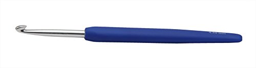 KnitPro Waves - Aguja de ganchillo (aluminio), color Azul (Bluebell), tamaño: 4.5 mm