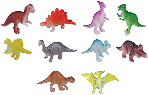 KP KINPARTY ® - 12 Dinosaurios Mini - Regalos de cumpleaños - Relleno de piñatas - Juguetes - Regalos Sorpresa para niños y niñas