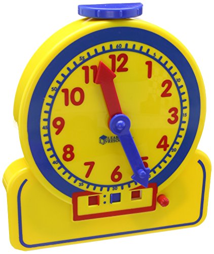 Learning Resources- Reloj Horas para los Alumnos Primary Time Teacher-Junior 24-Hour Learnig Clock, Color (LER2993)