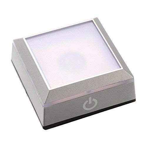 LEDMOMO Base de luz LED, base de luz colorida Base de luz de pantalla con interruptor sensible al tacto Pantalla iluminada