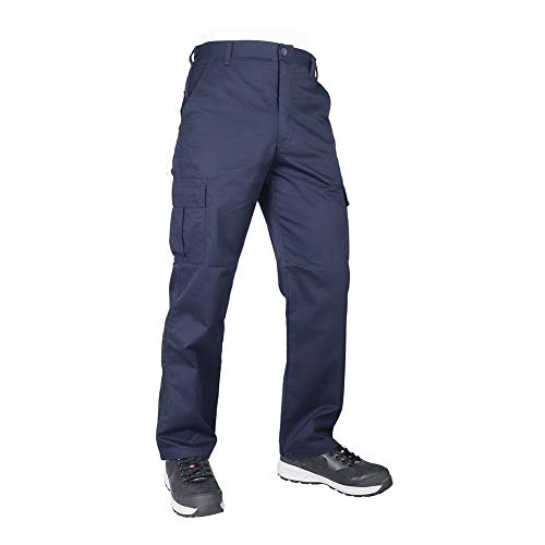 Lee Cooper Workwear 205 Cargo - Pantalones para hombre, color azul, talla 38