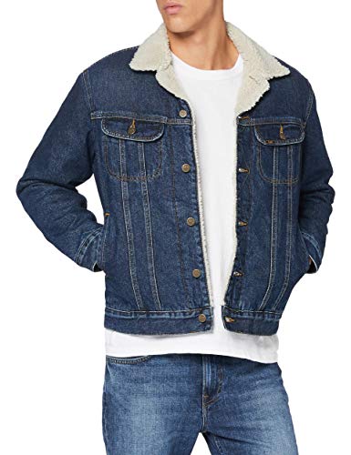 Lee Sherpa Jacket Chaqueta Vaquera, Stone Clayton, M para Hombre