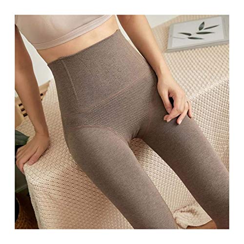 Linyuex Alta Cintura Abdomen Pantalones Medias Mujeres Pantimedias vellece cálido Invierno Medias térmicas Gruesas Pantimedias (Color : Step on Coffee, Size : 460g)