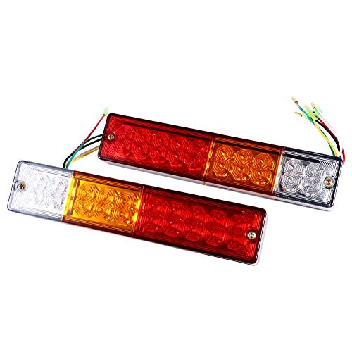 Luz de marcha atrás, 2 uds, 12 V/24 V LED, luces traseras de marcha atrás, indicador de caravana, remolque, camión(12V)