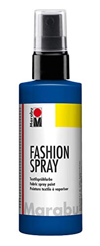 Marabu - Pintura Textil con pulverizador (100 ml), Color Azul Marino