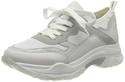 MARCO TOZZI 2-2-23775-24, Zapatillas Mujer, Color Blanco Comb 197, 38 EU