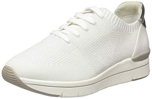 MARCO TOZZI 2-2-23785-24, Zapatillas Mujer, Color Blanco Comb 197, 39 EU