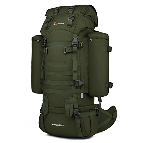 Mardingtop 65/65+10L Mochila Táctica Militar Mochila de Asalto para Senderismo Acampada Senderismo Outdoor, Gran Capacidad, Unisex