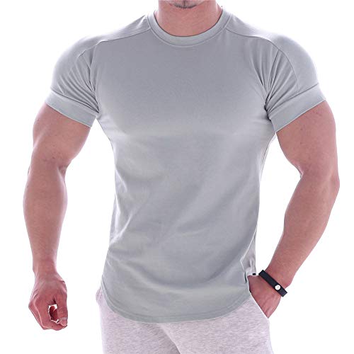 Medias De Fitness De Compresión para Hombres Camiseta Deportiva De Color Sólido Ropa De Secado Rápido Ropa De Entrenamiento De Baloncesto para Correr Mangas Cortas Elásticas,#09.M