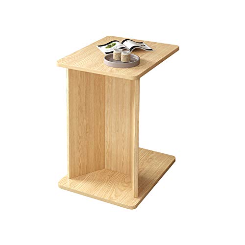 Mesa de centro x1, mesa auxiliar cuadrada de madera, mini mesa de té simple nórdica, resistente y duradera, impermeable y a prueba de humedad, para sala de estar, dormitorio, oficina/A / 30x40