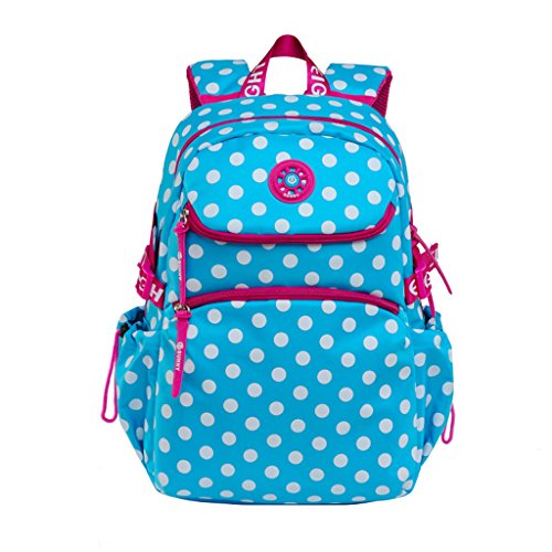 Mochila Niña Mochilas escolares Impermeable de morrales de gran capacidad Casual Viajes Volver Packs para niños GudeHome