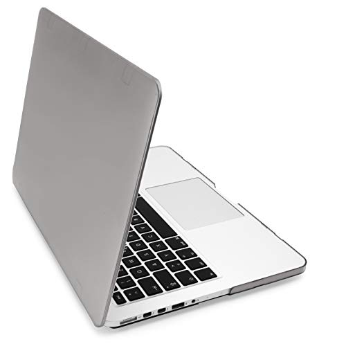 MyGadget Funda Dura para Apple Macbook Pro Retina 13" Modelo A1502 / A1425 (2012 a Mitad 2016) - Carcasa Slim - Hard Case Ultra Delgada - Gris