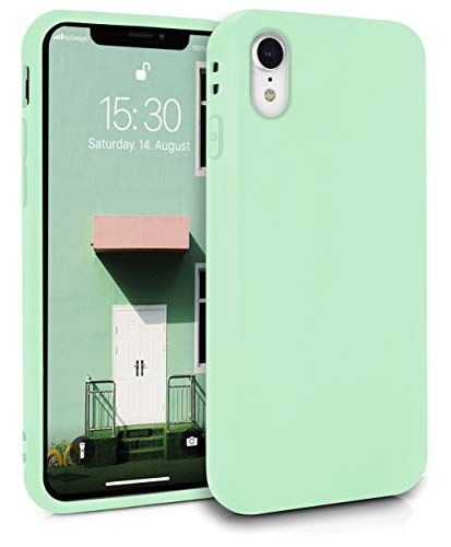 MyGadget Funda Slim para Apple iPhone XR en Silicona TPU - Resistente Carcasa Antichoque Flexible & Ultra Protectora - Friendly Pocket Case - Verde Claro